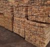 Softwood pallet elements from of natural dampness