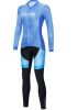 Fleece cycling jersey suit Long-sleeved cycling jersey suit autumn and winter for men and women