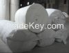 Low thermal conductivity ceramic fiber blanket
