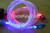 2015 NEW Light rainbow for iPhone 4S / iphone 5/ iphone 5s usb luminescence data line USB mobile phone charger with LED lamp
