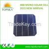 2015 New arrival 6X6 4BB Monocrystalline photavaltic solar cells, 4 Busbar PV solar cell 