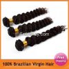 Mixed Length #1B 12-28" 3 Bundles/lot Brazilian Deep Curly Virgin Hair Weave - Free Shipping