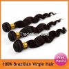 Mixed Length #1B 12-28" 5 Bundles/lot Loose Wave Peruvian Virgin Hair Weave