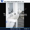 2014 Marble Top White Sanitary Ware Bathroom Sink/ Counter