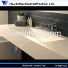 2014 Marble Top White Sanitary Ware Bathroom Sink/ Counter