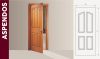 PVC laminated American panel interior wooden doors