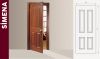 PVC laminated American panel interior wooden doors