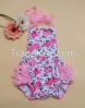 2015 new fashion baby bodysuit lace ruffle baby girl carters floral baby clothes