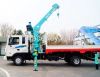 Telescopic truck-mounted crane