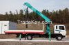 Auger attached crane