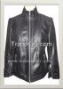 Women's High Neck Styled Leather Jacket Style F-12255A