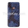 Royal Cat Iphone 6 Genuine Leather Case (Blue, brown, dark brown)