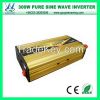 Mini 300W Inverter 600W Peak 12VDC to 220VAC Pure Sine Wave Power Inverter(QW-P300B)