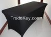 spandex table cloth/lycra stretch table cloth/6ft spandex table cloth