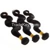 100% Unprocessed Virgin Remy Human Hair Extension Weft Weaving 100G Body Wave Natural Blck