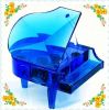 Free Shipping 13*14*10cm Customized Crystal Piano Music Box For Wedding Gifts Safest Package with Reasonable Price