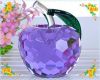 Free Shipping 60mm Fine Crystal Apple For Holiday Decoration Safest Package with Reasonable Price