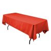 60x102 rectangular 100%polyester wedding tablecloth 