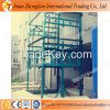 Stationary hydraulic guide rail lift platform elevator workform for hot sale