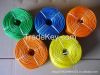 high quality Colored twisted high tenacity 3 strands pp rope