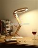 handmade wood desk lamps office lamp simple and modern Modeng table lamps 48led unique design