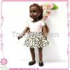 18 Inch beautiful big eyes girl doll,Fashion girl doll,black Plasitc doll
