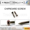 c1022 pozi head yellow zinc plated chipboard screw from china manufacturer
