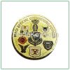 Custom High Quality Gold Plating Special Souvenir Metal Alloy Badge