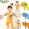 2015 High Quality 100% Cotton Baby Clothing Set, Baby Sets, Baby Boys Girls Clothes 2 Pcs Clothing Sets