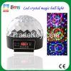 China supplier led crystal magic ball light six color dmx led stage ball light disco party light