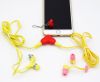 Heart-shaped 3.5mm Jack Aux Audio Cable Earphone Music Share Splitter for iPhone iPad iPod MP3 MP4 Media Player