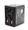 Universal Travel Adapter Power Adapter Wall Charger With Dual USB AC Power Plug Adapter Converters for EU UK US/AU