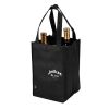 Non Woven Fabric 4 Bottle Wine Bag with Divider