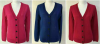 Hering branded stock available, 79,500pcs Ladies basic cardigan sweater TC1-687