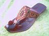 ladies leather chapal beaded khussa slipper fashion shoes beaded pakis