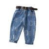 Loose Pent Pants Black 8 Years Jean Fashion Fancy Designers Denim Trouser Pant Cowboy Boys Jeans Trouse