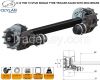 9-12 TON 10 STUD SINGLE TYRE DISC BRAKE TRAILER AXLES ,