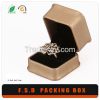 Luxury Golden Leather Gift Box For Jewellery