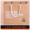 Custom Design Print Gift Bag And Kraft Paper Bag