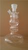 height:245cm clear glass hookah with leather package