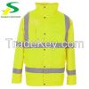 winter warm safety reflective jacket in en-471 standard for guarantee