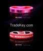 OEM design all kinds of silicone bracelet, silicone band, silicone wrist