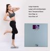 200kg 8mm Tempered Glass with backlit Big LCD  Peronal Body Health Scale