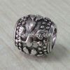 Antique silver metal beads Charms for bracelets pendants