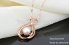 100% 925 sterling silver pendant ,natural freshwater pearl pendant !