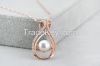 100% 925 sterling silver pendant ,natural freshwater pearl pendant !