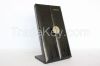 Hot Sale Black PU Leather Desktop Makeup Mirror