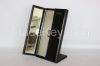 Hot Sale Black PU Leather Desktop Makeup Mirror