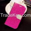 2 in 1 Bling artificial Diamond Crystal Star Mobile Phone Case for Samsung N4