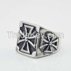  Stainless Steel Jewelry Factory direct Supply Cross Rings